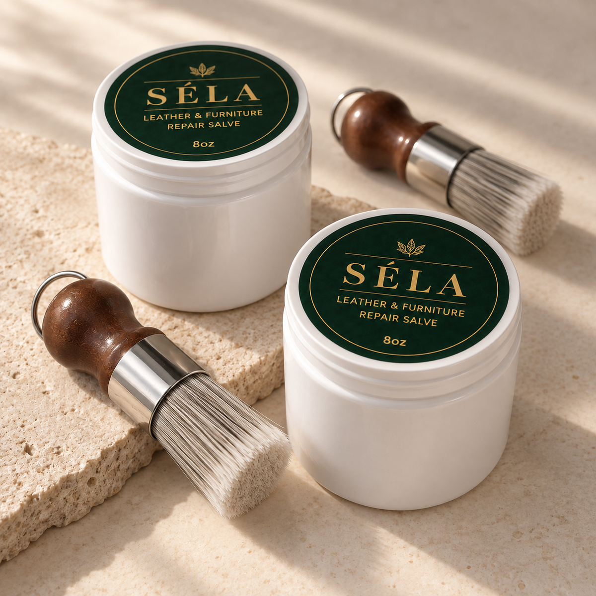 SÉLA – חבילת שתי יחידות לטיפוח עור ועץ